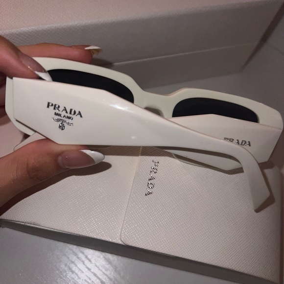 Authentic white Prada sunglassses - Picture 2 of 5